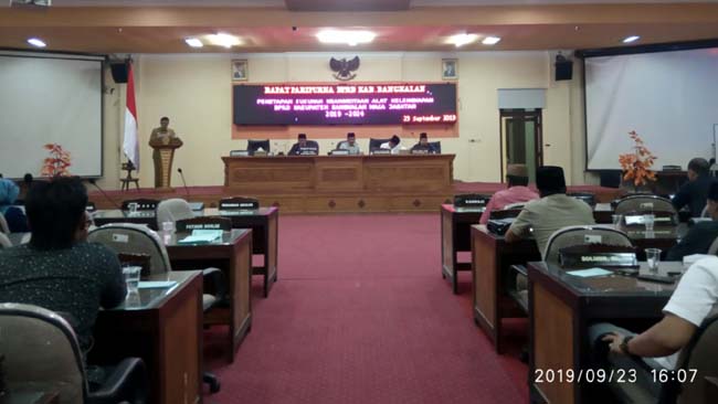 Rapat paripurna penyusunan AKD, (24/9/2019)