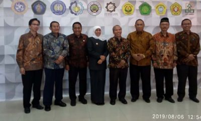Gubernur Jawa Timur saat menghadiri Raker 11 PTN di UTM, (6/8/2019)