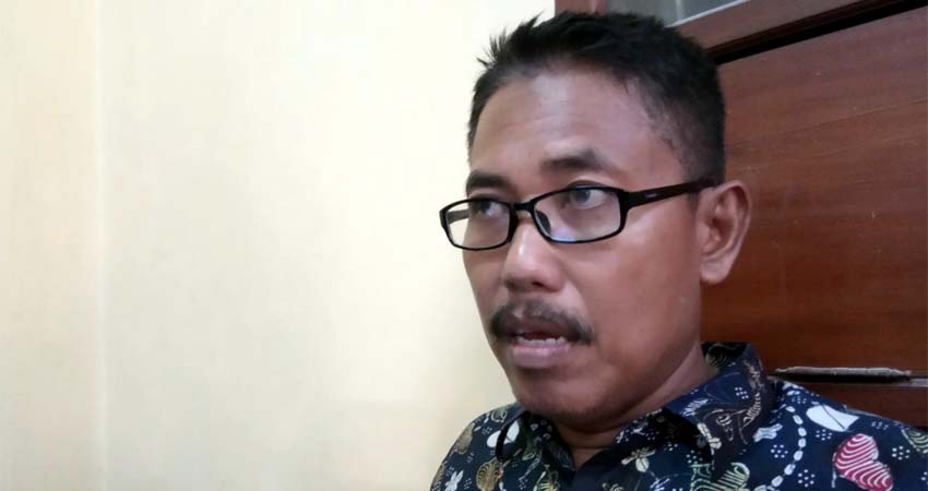 Kepala Dinas Peternakan Ahmat Hafid saat diwawancarai