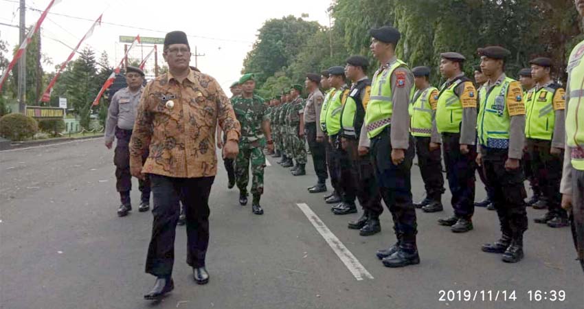 Apel Gelar Pasukan Gabungan Pengamanan pemilihan BPD