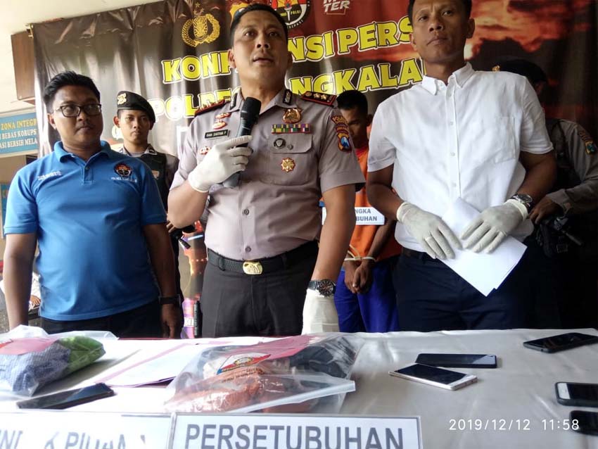 Erpan tak berkutik saat dibekuk aparat kepolisian