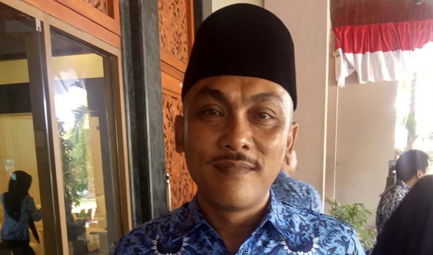 Kepala Dinas Pendidikan Bangkalan,Bambang Budi Mustika saat diwawancarai