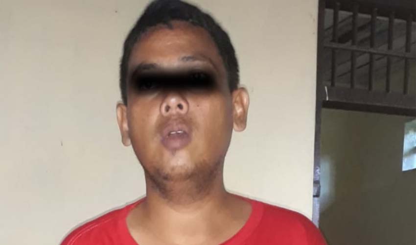 Yunus Rahman saat diringkus polisi