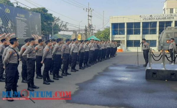 Polresta Malang Kota Kirim 80 Personel untuk Perkuat Pengamanan Pilkades Serentak di Bangkalan